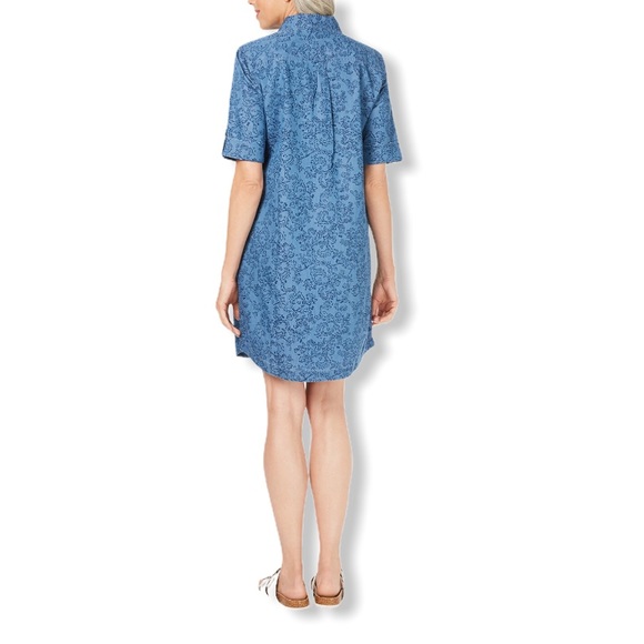 Karen Scott Printed Cotton Shritdress - Picture 3 of 4